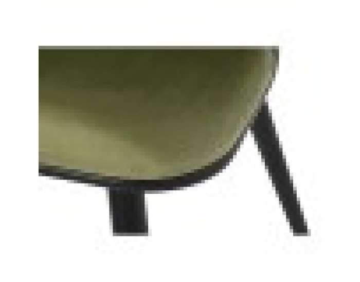 Стол DKD Home Decor Черен Зелен Кадифе Метал 66 x 60 x 84 cm