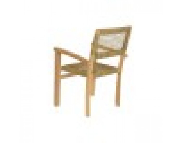 Комплект от маса с 4 стола DKD Home Decor 100 x 100 x 75 cm Тик синтетичен ратан