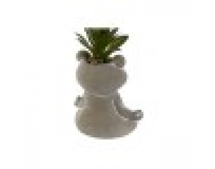 Декоративно Растение Home ESPRIT полиетилен Цимент Жаба 7,5 x 5 x 11 cm (3 броя)