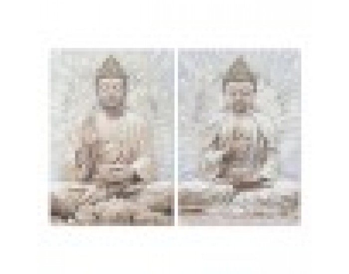 Картина Home ESPRIT Буда Ориенталски 70 x 3 x 100 cm (2 броя)