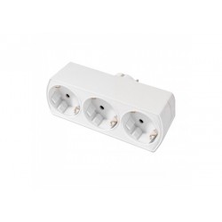 Щепсел крадец Silver Electronics SCHUKO Сребрист (3 броя) - Comparare produse