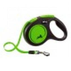 Кучешка Каишка Flexi NEW NEON 5 m Размер М Зелен - Flexi