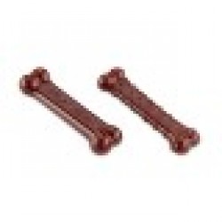 Кост Nylabone Кафяв Bacon XS 2 броя - Nylabone
