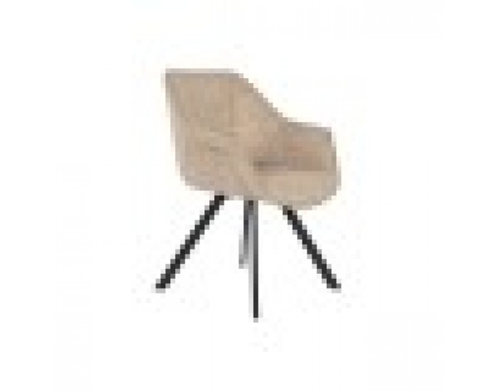 Стол DKD Home Decor Черен Бежов 64 x 67 x 85 cm