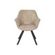 Стол DKD Home Decor Черен Бежов 64 x 67 x 85 cm