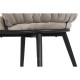 Стол DKD Home Decor Черен Бежов 60 x 66 x 84 cm 66 x 60 x 84 cm