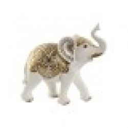 Декоративна фигурка Home ESPRIT Златен Слон 15 x 6 x 14 cm - Home esprit