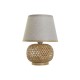 Настолна лампа DKD Home Decor Кафяв Естествен Бамбук 50 W 220 V 24 x 24 x 34 cm