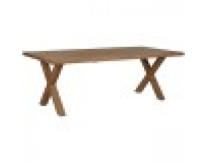 Трапезна маса Home ESPRIT тиково дърво 220 x 100 x 76 cm