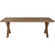 Трапезна маса Home ESPRIT тиково дърво 220 x 100 x 76 cm