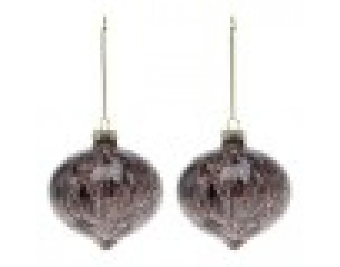 Коледни топки (2 pcs) 112490 - Кафяв