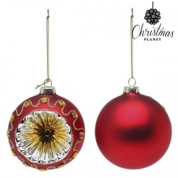 Коледни топки 8 cm (2 uds) Кристал Червен - Rosanto christmas