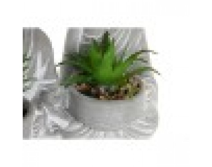Декоративно Растение Home ESPRIT полиетилен Цимент Буда Ориенталски 10,5 x 8 x 16 cm (3 броя)