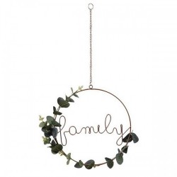 Sign Family Златен (ø 31 cm) 118270 - Tablouri, postere, puzzle-uri