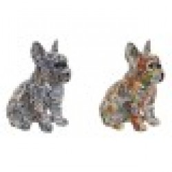 Декоративна фигурка Home ESPRIT Многоцветен Куче Средиземноморско 10 x 13 x 16 cm (2 броя) - Home esprit