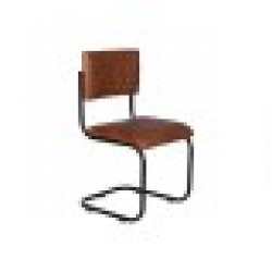 Стол Home ESPRIT Кафяв Черен 47 x 50 x 88 cm - Home esprit