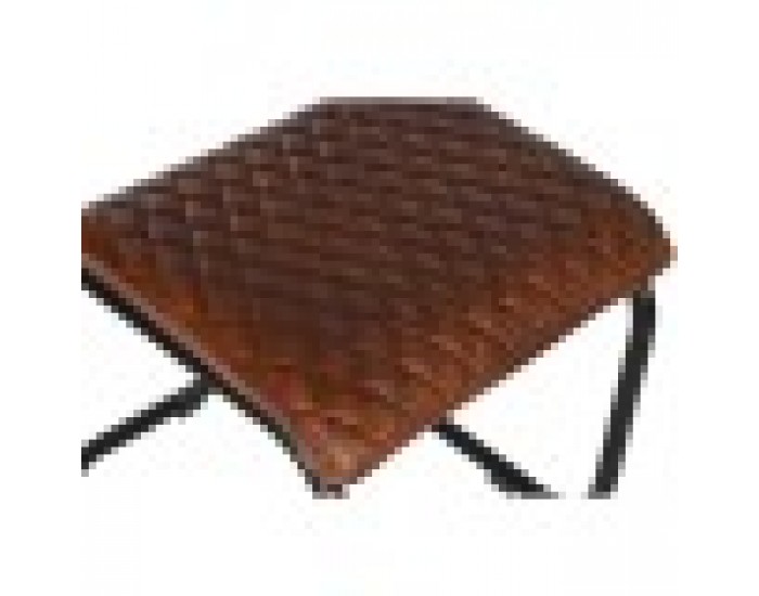 Стол Home ESPRIT Кафяв Черен 47 x 50 x 88 cm