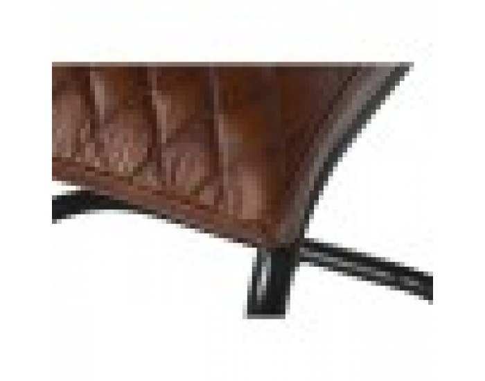 Стол Home ESPRIT Кафяв Черен 47 x 50 x 88 cm