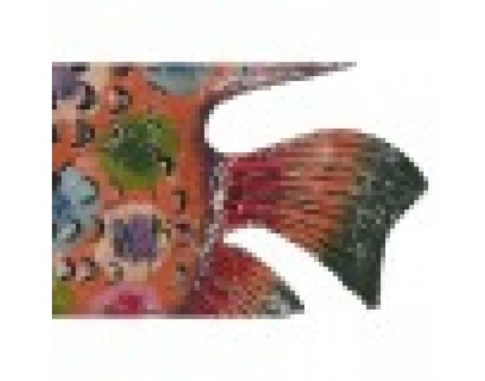 Декоративна фигурка Home ESPRIT Многоцветен Риба 63 X 9 X 46 cm