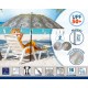 Плажен чадър Ø 240 cm SPF50+ Ориенталски