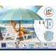 Плажен чадър Син Ø 240 cm SPF50+