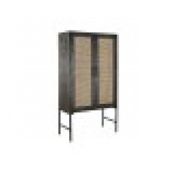 Бюфет DKD Home Decor Дървен Дърво манго Кафяв Черен 85 x 40 x 162,5 cm - Corpuri, vitrine, biblioteci modulare