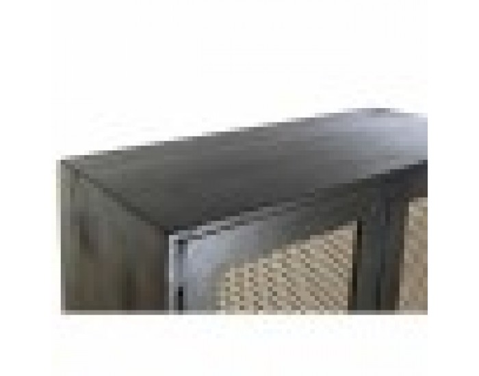 Бюфет DKD Home Decor Дървен Дърво манго Кафяв Черен 85 x 40 x 162,5 cm