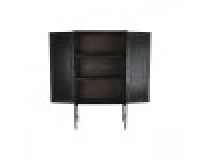 Бюфет DKD Home Decor Дървен Дърво манго Кафяв Черен 85 x 40 x 162,5 cm