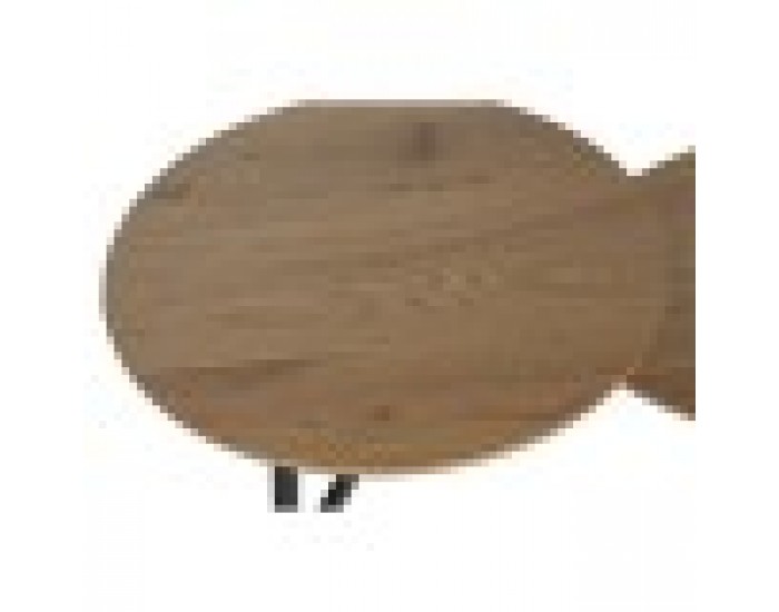 Маса за кафе Home ESPRIT Черен Естествен 115 x 60 x 40,5 cm