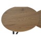 Маса за кафе Home ESPRIT Черен Естествен 115 x 60 x 40,5 cm