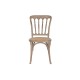 Трапезен стол Home ESPRIT Светло кафяв Pатан Ела 45 x 48 x 92 cm