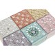 Кутия за бижута Home ESPRIT Многоцветен Розов Люляк Дърво манго 10 X 10 X 6,6 cm (2 Части) (6 броя)
