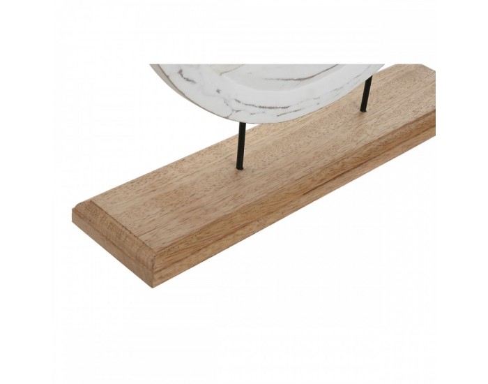 Декоративна фигурка Home ESPRIT Бял Кафяв Дърво Арабин 40 x 9 x 45 cm