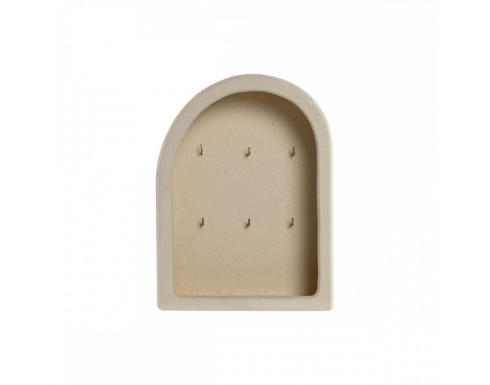 Шкаф за ключове Home ESPRIT Бежов 20,5 X 8,5 X 27,5 cm