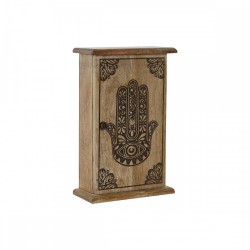 Шкаф за ключове Home ESPRIT Естествен 18 x 7,5 x 28 cm - Home esprit