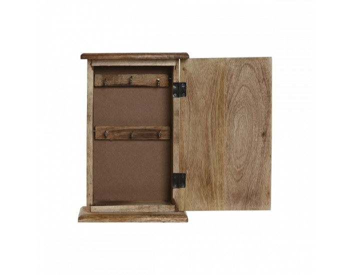 Шкаф за ключове Home ESPRIT Естествен 18 x 7,5 x 28 cm