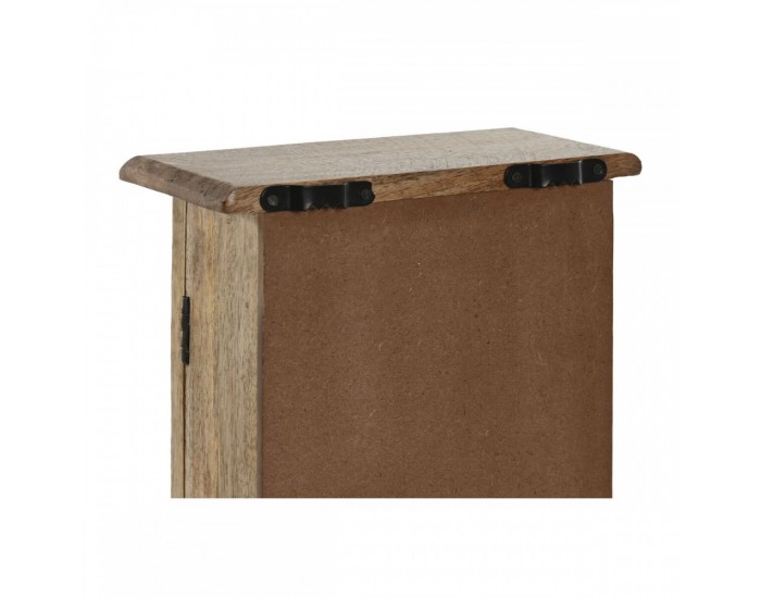 Шкаф за ключове Home ESPRIT Естествен 18 x 7,5 x 28 cm