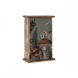 Шкаф за ключове Home ESPRIT Естествен 18 x 7,5 x 28 cm - Home esprit