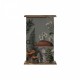 Шкаф за ключове Home ESPRIT Естествен 18 x 7,5 x 28 cm