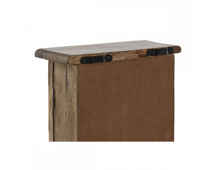 Шкаф за ключове Home ESPRIT Естествен 18 x 7,5 x 28 cm