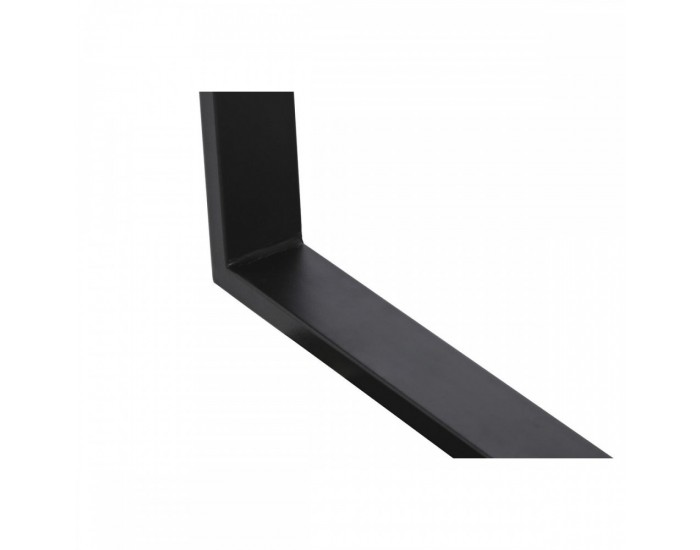 Трапезна маса Home ESPRIT Кафяв Черен Желязо Дървен MDF 160 x 90 x 75 cm