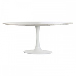 Трапезна маса Home ESPRIT Бял Метал Мрамор 180 x 100 x 76 cm - Seturi mese și scaune