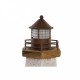 Декоративна фигурка DKD Home Decor Естествен Бял Моряк Фар (16 x 14 x 41 cm)