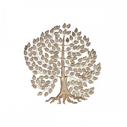 Декорация за стена Home ESPRIT Златен Дърво Cottage 120 x 1,5 x 121 cm - Home esprit