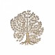 Декорация за стена Home ESPRIT Златен Дърво Cottage 120 x 1,5 x 121 cm