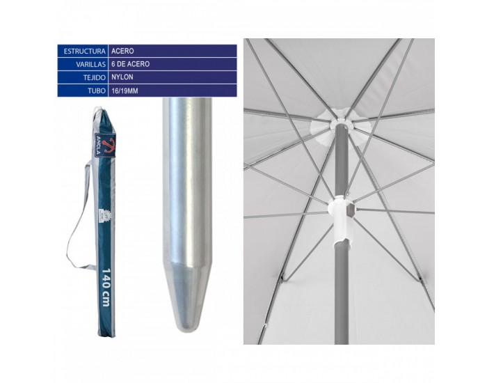 Чадър Росанто, Райета, Ø 140 cm