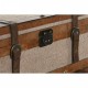 Комплект сандъци Home ESPRIT Кафяв Бежов полиестер Дървен 80 x 49 x 45 cm (3 броя)