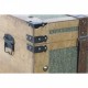 Комплект сандъци Home ESPRIT Зелен Дървен Пластно Тропически 81 x 50 x 45 cm (3 броя)