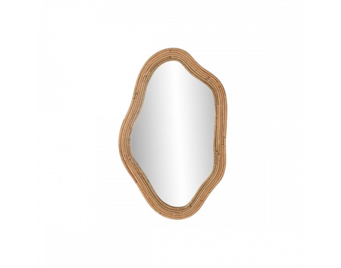 Стенно огледало Home ESPRIT Естествен Град 51 x 2 x 81 cm
