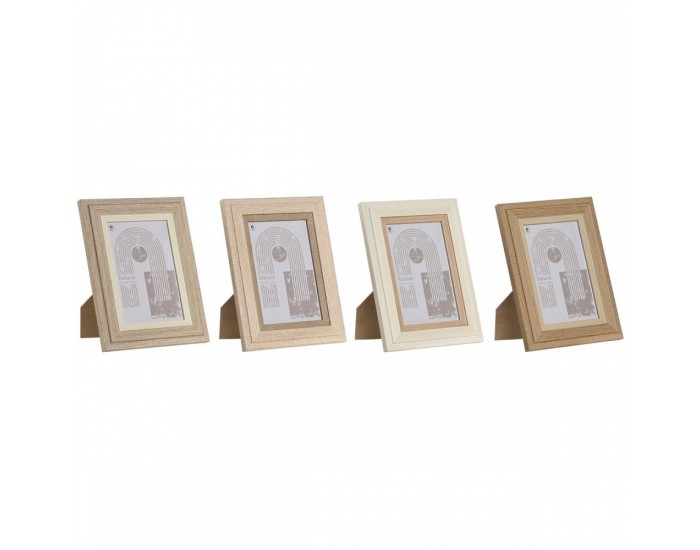 Рамка за снимки Home ESPRIT Многоцветен Кристал Дървен MDF Скандинавски 13 x 2,8 x 18 cm (4 броя)